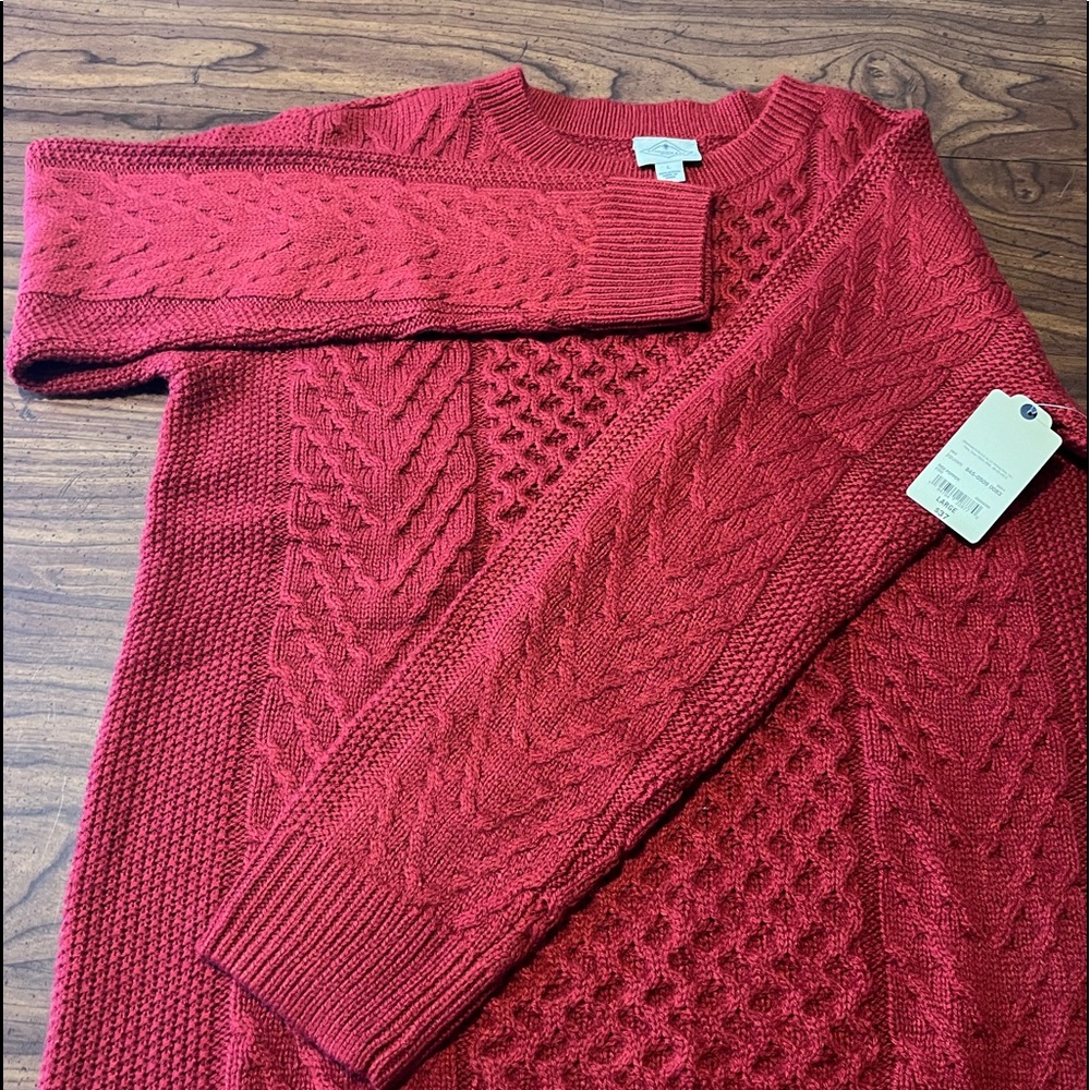 Red sweater